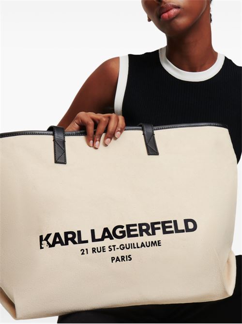 Borsa donna shopper in tela Karl Lagerfeld | 245W3856106